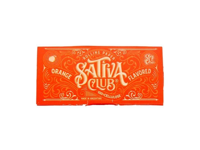 Sativa Club Celulosa Sabor Naranja 1 1/4